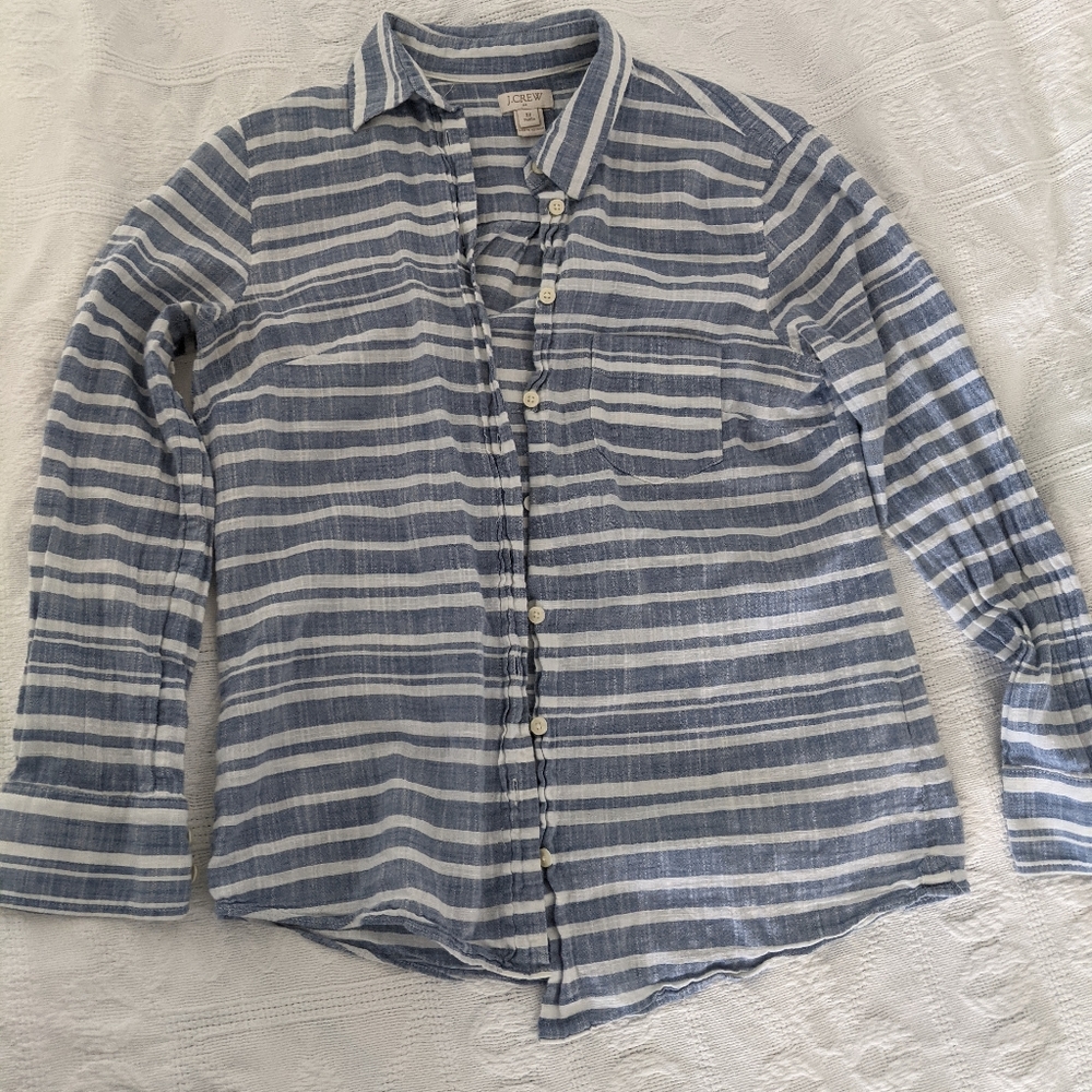 J Crew 100% Cotton Button Down